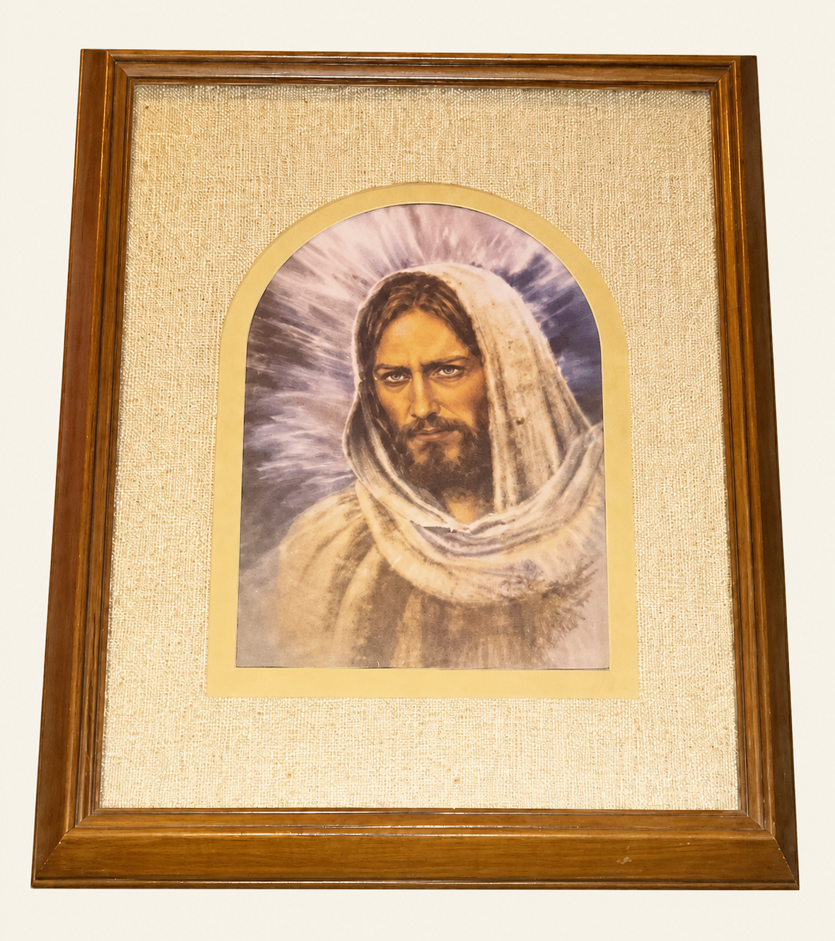 Framed devotional portrait from the Von Chera Collection