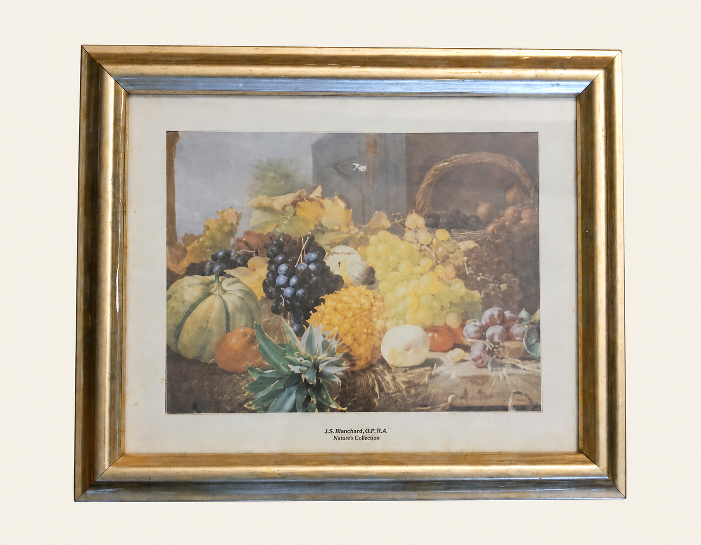 Gold-framed fruit still life from the Von Chera Collection