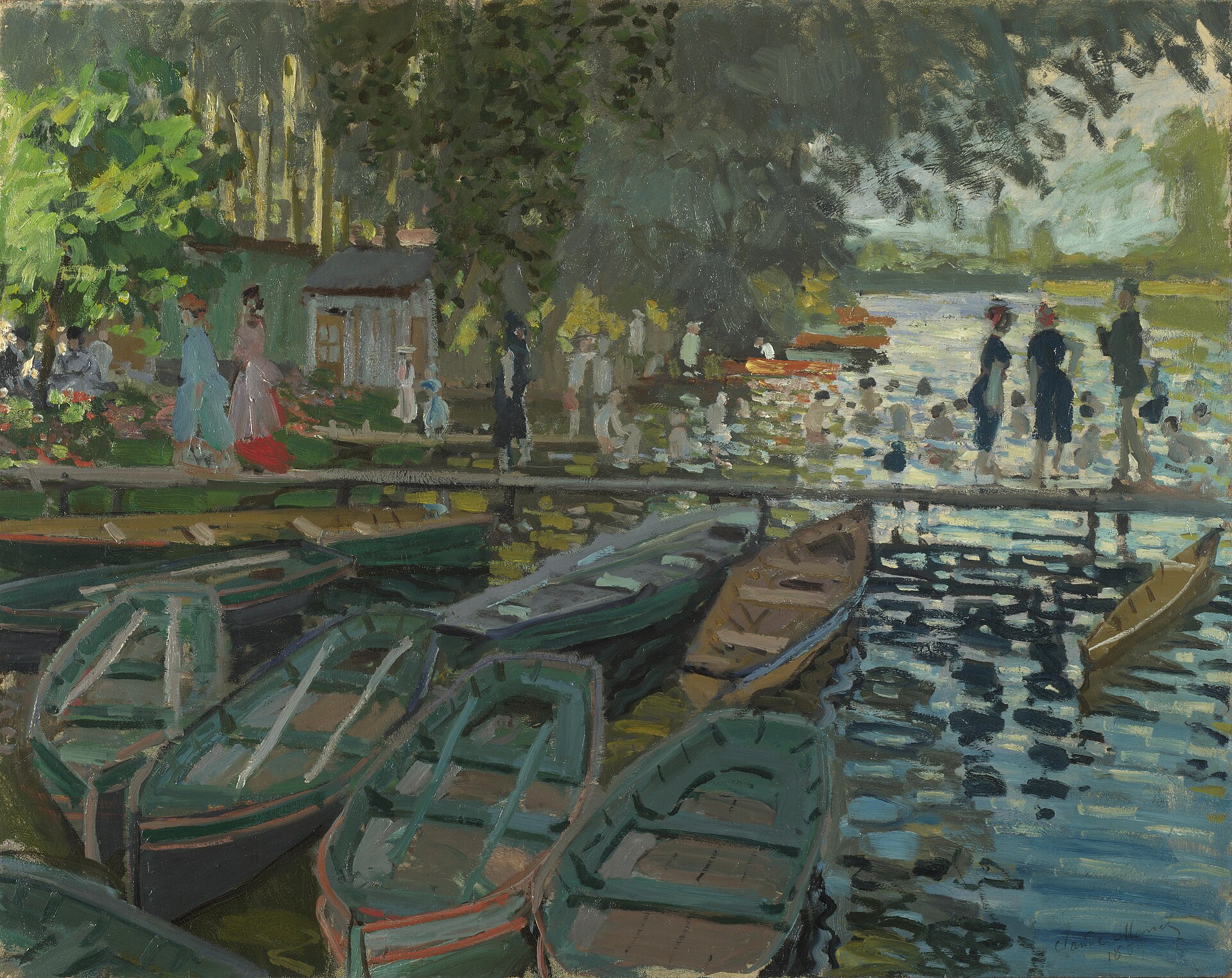 Claude Monet’s Bathers at La Grenouillère